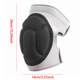 Maxbell Knee Pads Pair Support Non Slip EVA Kneepads for Sports Volleyball Wrestling 26cmx14cm