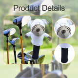 Maxbell Fairway Wood Golf Club Headcover Plush Dog Soft Funny Protection Sleeve Gift