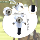 Maxbell Fairway Wood Golf Club Headcover Plush Dog Soft Funny Protection Sleeve Gift