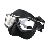 Maxbell Diving Mask Comfortable Snorkeling Gear for Underwater Spearfishing Swimming Black