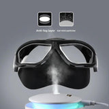 Maxbell Diving Mask Comfortable Snorkeling Gear for Underwater Spearfishing Swimming Black
