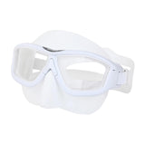 Maxbell Diving Mask Comfortable Snorkeling Gear for Underwater Spearfishing Swimming White