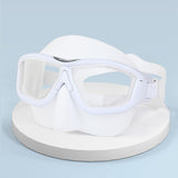 Maxbell Diving Mask Comfortable Snorkeling Gear for Underwater Spearfishing Swimming White