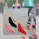 Maxbell Roller Skate Bag Ice Skating Bag for Inline Skate Quad Skate Figure Skate Red
