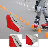 Maxbell Roller Skate Bag Ice Skating Bag for Inline Skate Quad Skate Figure Skate Red