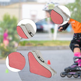 Maxbell Roller Skate Bag Ice Skating Bag for Inline Skate Quad Skate Figure Skate Pink