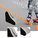 Maxbell Roller Skate Bag Ice Skating Bag for Inline Skate Quad Skate Figure Skate Black White