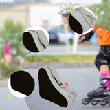 Maxbell Roller Skate Bag Ice Skating Bag for Inline Skate Quad Skate Figure Skate Black White