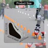 Maxbell Roller Skate Bag Ice Skating Bag for Inline Skate Quad Skate Figure Skate Black White