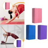 Maxbell Yoga Block Balance Soft Supportive EVA Foam for Gym Sports Rose Red