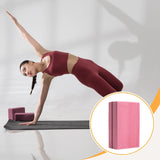 Maxbell Yoga Block Balance Soft Supportive EVA Foam for Gym Sports Rose Red