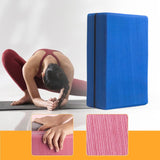 Maxbell Yoga Block Balance Soft Supportive EVA Foam for Gym Sports Blue