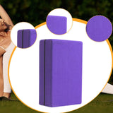 Maxbell Yoga Block Balance Soft Supportive EVA Foam for Gym Sports Purple