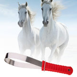 Maxbell Horse Brush Scraper Grooming Metal Shedding Blade for Donkeys Livestock Dogs