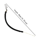 Maxbell Spearfishing Shock Cord Heavy Duty Equipment for Rigging Water Sport Sailing Black