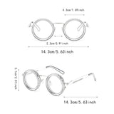 Maxbell Adjustable Polarized Sunglasses Rounded Glasses for Beach Outdoor Activities black