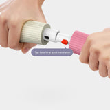 Maxbell Weighted Fitness Hoop Training Comfortable Exercise Hoop for Travel Home Gym Pink and white