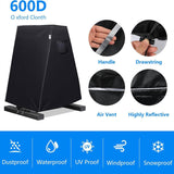 Maxbell Dumbbell Rack Dust Cover Easy Use with Handle Black for Home Workout Outdoor