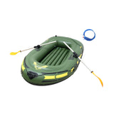 Maxbell Inflatable Boat for Pond Lakes Rivers PVC Kayaking for Families Adults Kids green
