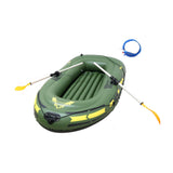 Maxbell Inflatable Boat for Pond Lakes Rivers PVC Kayaking for Families Adults Kids green