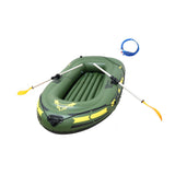 Maxbell Inflatable Boat for Pond Lakes Rivers PVC Kayaking for Families Adults Kids green