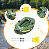 Maxbell Inflatable Boat for Pond Lakes Rivers PVC Kayaking for Families Adults Kids green
