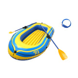Maxbell Inflatable Boat for Pond Lakes Rivers PVC Kayaking for Families Adults Kids yellow
