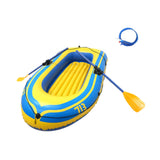 Maxbell Inflatable Boat for Pond Lakes Rivers PVC Kayaking for Families Adults Kids yellow