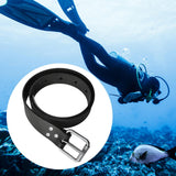 Maxbell Diving Weight Belt Practical Portable with Stainless Steel Buckle Adjustable Black