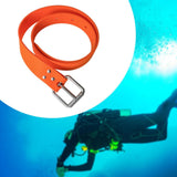 Maxbell Diving Weight Belt Practical Portable with Stainless Steel Buckle Adjustable Orange