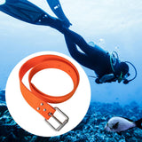 Maxbell Diving Weight Belt Practical Portable with Stainless Steel Buckle Adjustable Orange