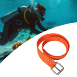 Maxbell Diving Weight Belt Practical Portable with Stainless Steel Buckle Adjustable Orange