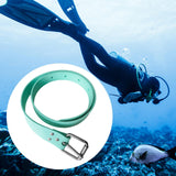 Maxbell Diving Weight Belt Practical Portable with Stainless Steel Buckle Adjustable Green
