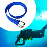 Maxbell Diving Weight Belt Practical Portable with Stainless Steel Buckle Adjustable Blue