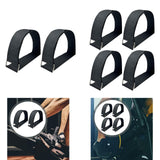 Maxbell 2Pcs Ellipse Leg Exerciser Machine Pedal Straps Universal for Fitness Sports