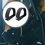 Maxbell 2Pcs Ellipse Leg Exerciser Machine Pedal Straps Universal for Fitness Sports