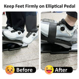 Maxbell 2Pcs Ellipse Leg Exerciser Machine Pedal Straps Universal for Fitness Sports