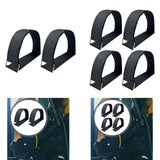 Maxbell 2Pcs Ellipse Leg Exerciser Machine Pedal Straps Universal for Fitness Sports