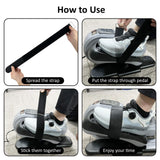 Maxbell 4Pcs Ellipse Leg Exerciser Machine Pedal Straps Universal for Sports Workout