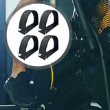 Maxbell 4Pcs Ellipse Leg Exerciser Machine Pedal Straps Universal for Sports Workout