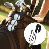Maxbell Golf Ball Holder Aluminum Alloy Rubber Metal Golf Bag Clip for Men and Women