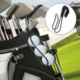 Maxbell Golf Ball Holder Aluminum Alloy Rubber Metal Golf Bag Clip for Men and Women
