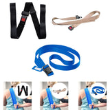 Maxbell Extremity Mobilization Belt Exercise Band Multifunctional Yoga Training Band Black