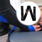 Maxbell Extremity Mobilization Belt Exercise Band Multifunctional Yoga Training Band Black