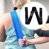 Maxbell Extremity Mobilization Belt Exercise Band Multifunctional Yoga Training Band Black