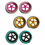Maxbell 1 Pair Balance Bike Replacement Wheels Noise Reduction Bicycling Lightweight Pink