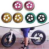 Maxbell 1 Pair Balance Bike Replacement Wheels Noise Reduction Bicycling Lightweight Pink