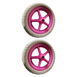 Maxbell 1 Pair Balance Bike Replacement Wheels Noise Reduction Bicycling Lightweight Pink