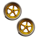 Maxbell 1 Pair Balance Bike Replacement Wheels Noise Reduction Bicycling Lightweight Yellow