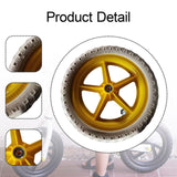 Maxbell 1 Pair Balance Bike Replacement Wheels Noise Reduction Bicycling Lightweight Yellow